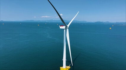 風力発電 国内最大規模の洋上風力発電「北九州響灘洋上ウインドファーム」2日に
