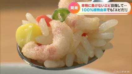 エビのようでエビじゃない 100％植物由来の“代替食品”がスゴい！カップ
