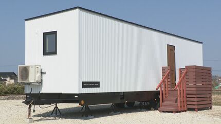 住宅再建を望む住民に求めやすく性能の良い住宅を トレイラー