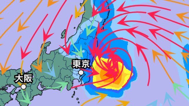 【台風情報】11日夜にも関東上陸か 台風15号（チャンホン）東北～西日本にかけて大荒れへ 985hPa 最大瞬間風速35ｍ 24時間降水180ミリ予想【雨風シミュレーションと全国週間予報】気象庁11日午前10時55分|TBS NEWS DIG