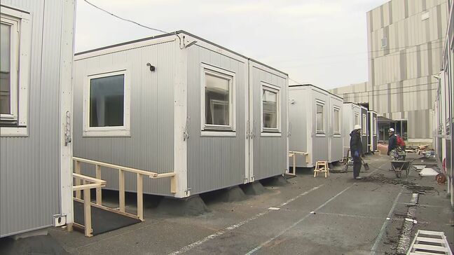 ”生活再建の第一歩” 輪島市で仮設住宅が完成 一方、津波浸水区域内での建設に不安の声も|TBS NEWS DIG