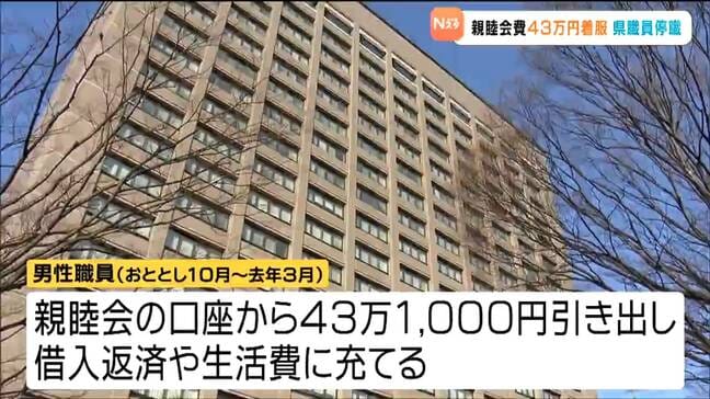 親睦会費「43万円」着服と個人情報漏えいで　宮城県職員2人が懲戒処分|TBS NEWS DIG