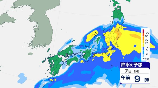 【大雨情報】岩手県、宮城県、福島県　線状降水帯が発生して大雨災害発生の危険度が急激に高まる可能性　予想される１時間降水量は多い所で東北太平洋側南部６０ミリ東北太平洋側北部５０ミリ東北日本海側南部３０ミリ【雨雲シミュレーション】|TBS NEWS DIG