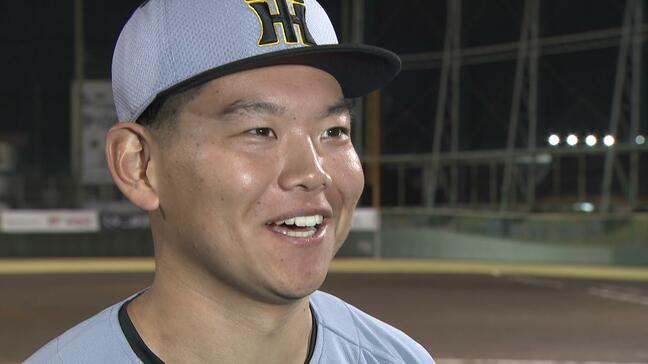 阪神、嶋村麟士朗と支配下契約「ほっとしたが、ここからがスタート」背番号128→85に　オープン戦.545と好調、同郷・藤川球児監督のもと2年目で“支配下”掴み取る|TBS NEWS DIG