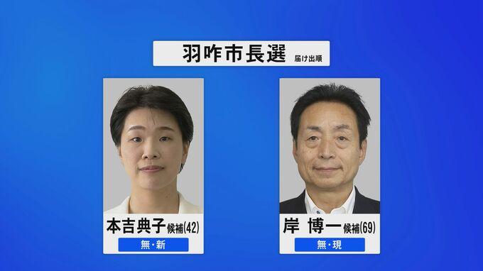 10月6日投開票の羽咋市長選 正午までに現職・新人2人が立候補届け出　|　石川県のニュース｜MRO北陸放送