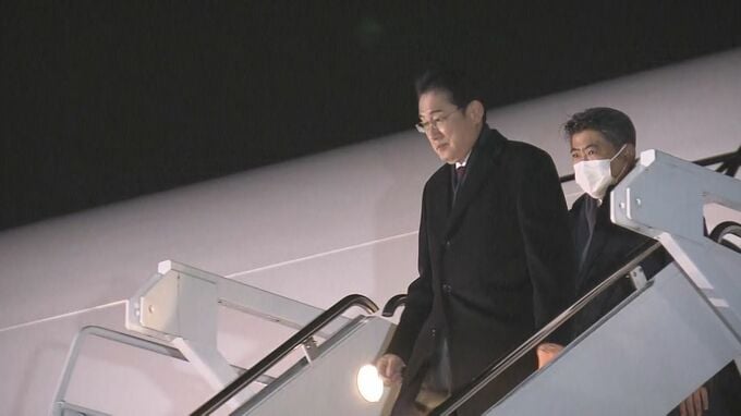 【速報】岸田総理、米・ワシントンに到着 あす未明にバイデン大統領と会談へ