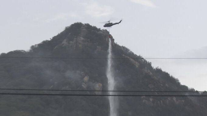出火から95時間　山口市秋穂二島の山林火災ようやく鎮火　山口市消防本部発表|TBS NEWS DIG