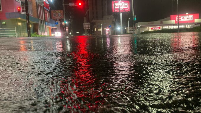 大分県佐伯市蒲江で猛烈な雨を観測　「記録的短時間大雨情報」を発表|TBS NEWS DIG