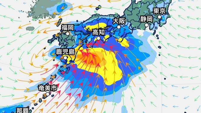 【台風のたまご】熱帯低気圧は7日に九州や四国へ接近予想、一部では大雨のおそれも【雨風シミュレーション】|TBS NEWS DIG