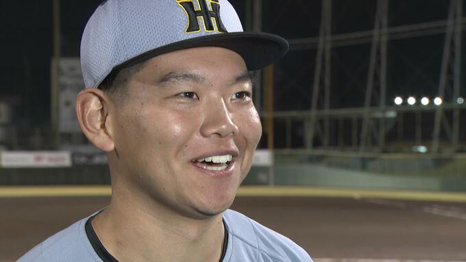 阪神、嶋村麟士朗と支配下契約「ほっとしたが、ここからがスタート」背番号128→85に　オープン戦.545と好調、同郷・藤川球児監督のもと2年目で“支配下”掴み取る　|　高知のニュース・天気｜KUTV NEWS | KUTVテレビ高知