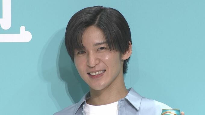 【目黒蓮】　“晴れ風”で乾杯！　好きな所は　「味と季節と人とのつながり」「日本の風物詩を一緒に守りたい」|TBS NEWS DIG
