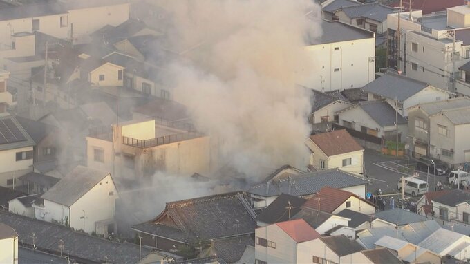 【速報】「灰色の煙が出ていて、1階と2階からも炎が出ている」木造2階建て住宅で火事　大阪・東大阪市　|　MBSニュース | 関西の最新ニュースを分かりやすく。