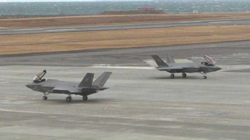 燃料が枯渇した」米軍のF-35戦闘機2機が松山空港に緊急着陸 | 愛媛の