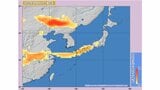 【黄砂情報】10日～11日かけ日本列島に黄砂飛来か...10日～11日の黄砂シミュレーション　いつどこに、どれくらい飛んでくる？ 黄砂を上空から見たデータで確認　気象庁発表　全国の天気を画像で|TBS NEWS DIG