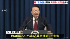 韓国・​尹錫悦​大統領「非常戒厳」　野党は「厳重な内乱行為」と反発、一部の労組もスト宣言| TBS CROSS DIG with Bloomberg