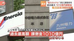 中国・中部・九州電力に計約1010億円の課徴金納付命令 カルテルで独禁法違反 公取委| TBS CROSS DIG with Bloomberg