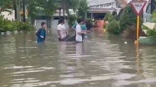 台風25号がフィリピンを直撃　数万人が避難　洪水により車が流されるなどの被害も| TBS CROSS DIG with Bloomberg
