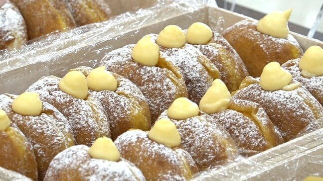 オープン前から客の列　東北初上陸の生ドーナツ専門店「Cream D」が青森県弘前市にグランドオープン！　11種類の生ドーナツを提供　人気は「ディプロマット」と「アールグレイ」　|TBS NEWS DIG