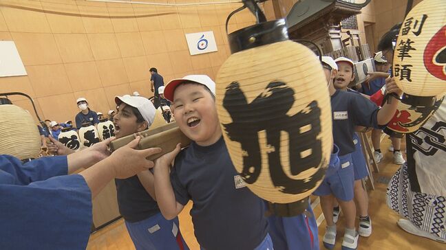 江戸時代から続く2年に1度の「白河提灯まつり」9月の開催前に小学校で特別授業　福島・白河市|TBS NEWS DIG
