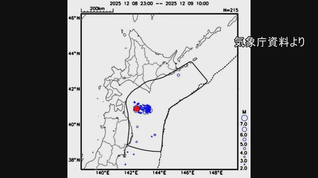「地震活動が活発な状況が続くも、特段、通常と違う活動は見られず」気象庁などが地震活動説明　【昨夜M7.5青森県で震度6強】「後発地震注意情報」発表中|TBS NEWS DIG