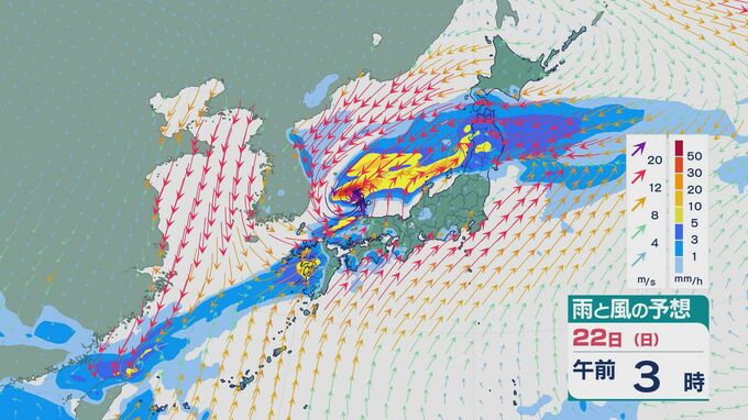 「秋雨前線」に加え台風14号・プラサンから変わる「温帯低気圧」で土日は九州から東北まで大雨のおそれ 雨と風シミュレーション|TBS NEWS DIG
