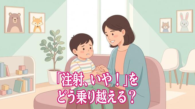 「注射、いや！」をどう乗り越える？小児科医が教える「怖い経験」を乗り越える子どもへの声かけ|TBS NEWS DIG
