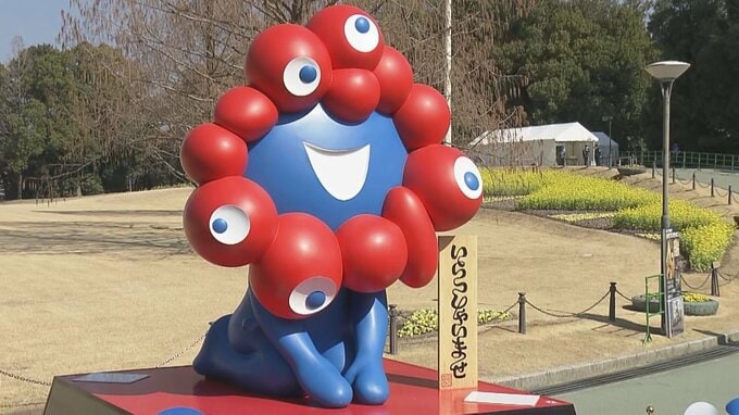 万博のミャクミャク像「いらっしゃい」　道頓堀・かに道楽の前に設置へ　7月6日（月） から　今後府内の観光地などを巡回　|　MBSニュース | 関西の最新ニュースを分かりやすく。