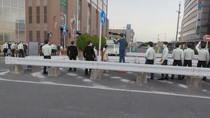 独自ＣＧ再現『山上徹也容疑者の目線』で見る後方警戒の手薄さ...安倍元総理に近づき発砲するまで　警察庁の秒単位で記録された報告書を基に作成|TBS NEWS DIG