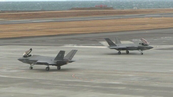 「燃料が枯渇した」米軍のF-35戦闘機2機が松山空港に緊急着陸|TBS NEWS DIG