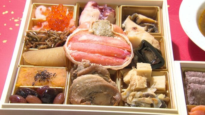 色とりどりの豪華なおせち料理