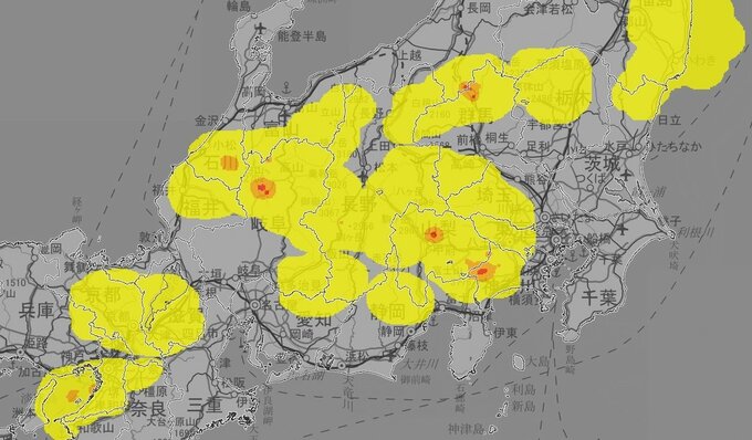 【北陸地方】25日夜のはじめ頃にかけて落雷や竜巻などの激しい突風・降ひょう・急な強い雨に注意【雨シミュレーション】|TBS NEWS DIG