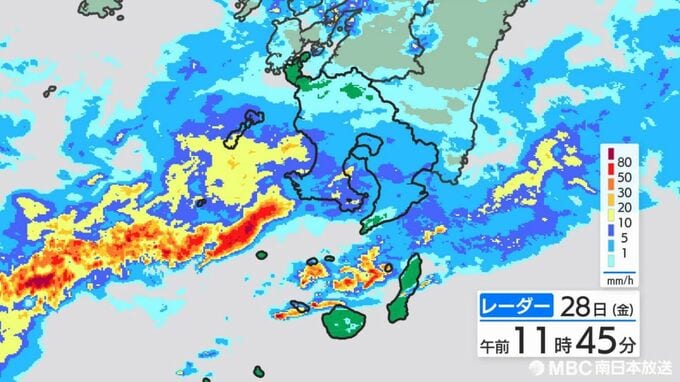 薩摩・大隅、種子島・屋久島地方は28日夕方にかけて土砂災害に厳重警戒を　|　鹿児島のニュース｜MBC NEWS｜南日本放送