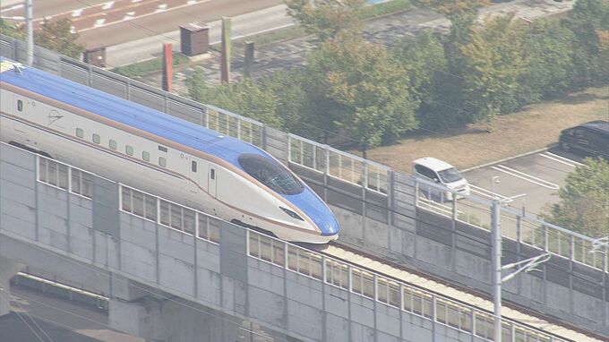 実際に使用されるW7系各駅に 来年3月の開業に向け北陸新幹線沿線で歓迎セレモニー　　|　石川県のニュース｜MRO北陸放送