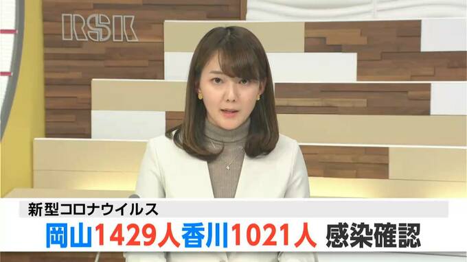 新型コロナウイルス感染確認　岡山県1429人香川県1021人　|TBS NEWS DIG