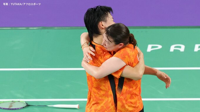 バド渡辺勇大＆東野有紗 2大会連続の銅メダル「感謝しかない」準決勝敗退で涙も世界王者の韓国ペアに勝利【パリ五輪・混合ダブルス】|TBS NEWS DIG