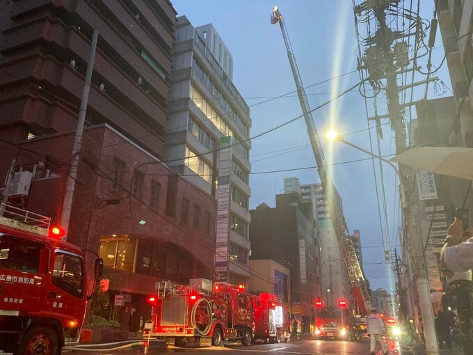 広島･中区のビルで火事　周囲は一時騒然　|　RCC NEWS | 広島ニュース | RCC中国放送