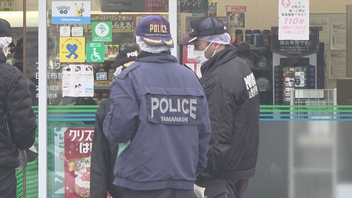 早朝のコンビニ強盗 男がレジを物色し店員を包丁のようなもので脅迫 周辺では14日にも強盗事件 | TBS NEWS DIG