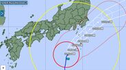 【台風25号接近】線状降水帯発生のおそれ・関東甲信で大雨300ミリ予想｜伊豆諸島は最大瞬間50mの猛烈な暴風に厳重警戒（21日午前6時）【雨と風のシミュレーション】　|　富山のニュース｜天気・防災｜チューリップテレビ