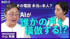 もう電話の声を信じてはいけない！？ 声色模倣の詐欺電話 AIでサイバー攻撃がますます巧妙化| TBS CROSS DIG with Bloomberg