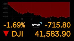 NY株価700ドル超下落　“トランプ関税”不安強く|TBS NEWS DIG