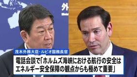 茂木外務大臣と米ルビオ国務長官が電話会談 ホルムズ海峡の航行安全に向け連携へ 艦船派遣の要請はなし|TBS NEWS DIG