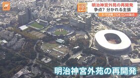 都知事選の重要テーマ「明治神宮外苑の再開発」 候補者それぞれの主張は|TBS NEWS DIG
