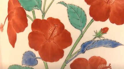 十五代酒井田柿右衛門展 有田焼の壺・花瓶・皿など約60点の新作 天満屋