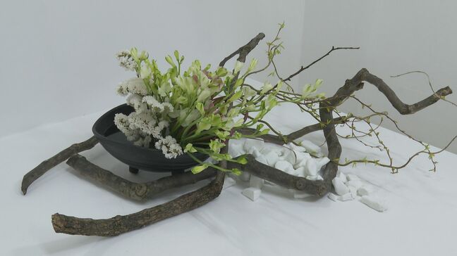 1日も早い能登の復興願い 春を装う県いけばな展|TBS NEWS DIG
