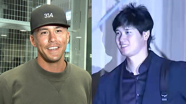 大谷翔平＆ヌートバーが日本到着 10歳から願った母の母国での代表入り「ずっと夢みていた。100％出し切る」【WBC】 |TBS NEWS DIG