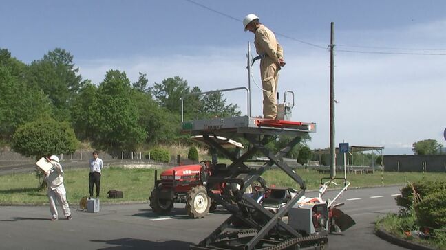 「慣れた場所だからと素早く使ってしまうと…」農作業中の事故防止へ　安全研修会　山梨|TBS NEWS DIG