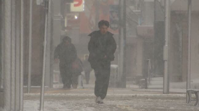 低気圧の影響で北海道は荒れた天気に 最大瞬間風速…えりも岬36.9m、浦河町28.7m、札幌26m 24時間で美瑛町34㎝降雪も|TBS NEWS DIG