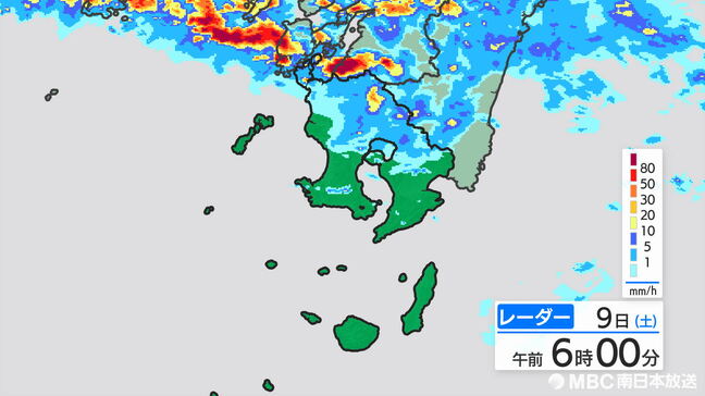 九州南部　9日夜遅くにかけて土砂災害に警戒　鹿児島【大雨情報】|TBS NEWS DIG
