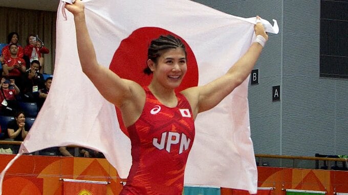 パリ五輪銅メダリスト尾﨑野乃香が金メダル！前回大会の銀を超え、アジアの頂点へ【アジア大会・レスリング】|TBS NEWS DIG