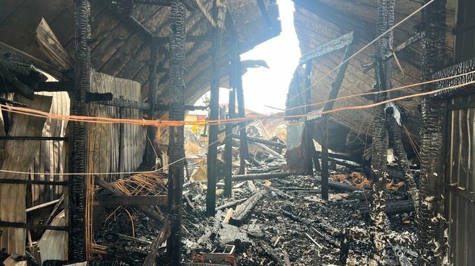 14日に発生した南陽市の大規模火災　8つの建物に被害　焼失面積は約980平方メートル（山形）　|　山形のニュース│TUYテレビユー山形